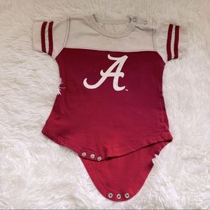 OuterStuff Alabama Crimson Tide Red Football Infant/Baby Creeper